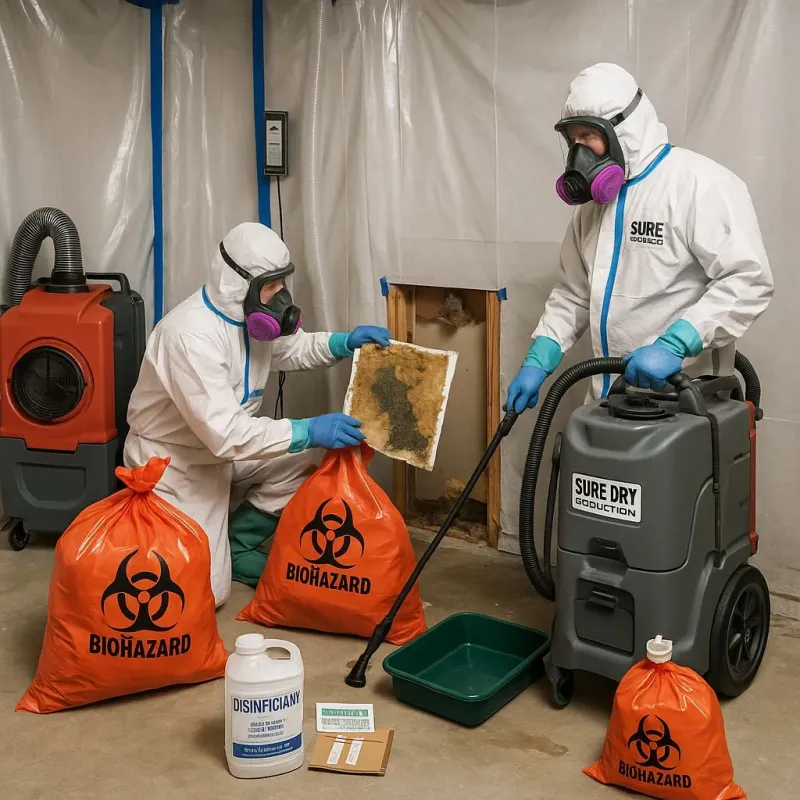 Contaminated Water Handling Protocols process in Lake Kiowa, TX
